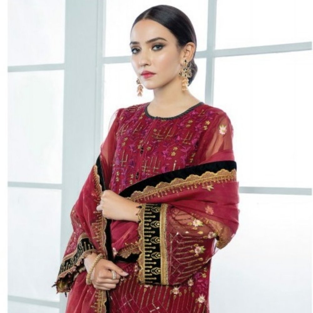 ALIZEH VOL-3 EMBROIDERED CHIFFON COLLECTION WHOLES